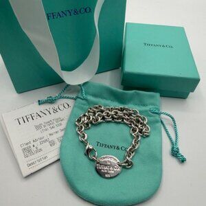 TIFFANY & CO OVAL TAG CHOKER